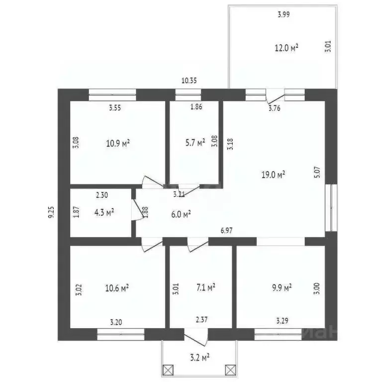 Дом в Тюменская область, Тюмень Сигнал садовое товарищество, ул. ... - Фото 1