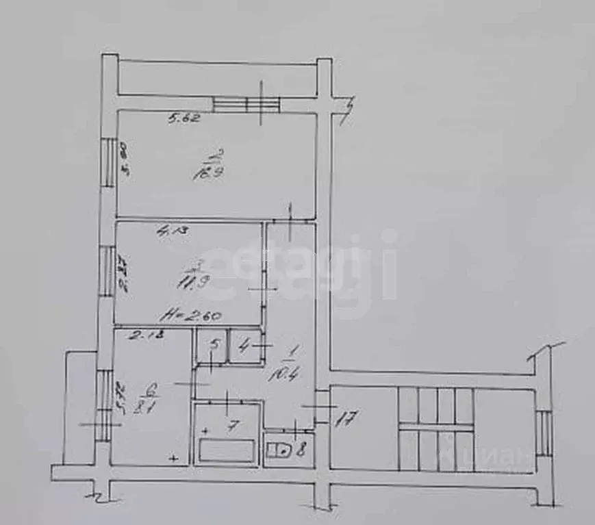 2-к кв. Сахалинская область, Южно-Сахалинск Ново-Александровск п/р, ... - Фото 1