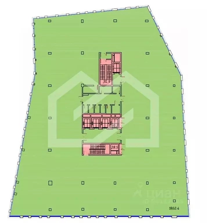 Помещение свободного назначения в Москва Нахимовский просп., 58 (2084 ... - Фото 2