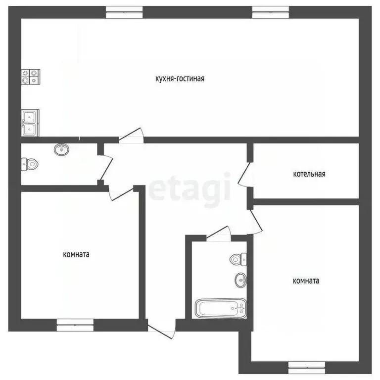 Дом в Мордовия, Саранск городской округ, Николаевка рп ул. Кашигина ... - Фото 2