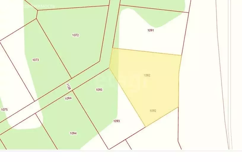 Участок в село Берёзово, Кемеровская улица (12.6 м) - Фото 1