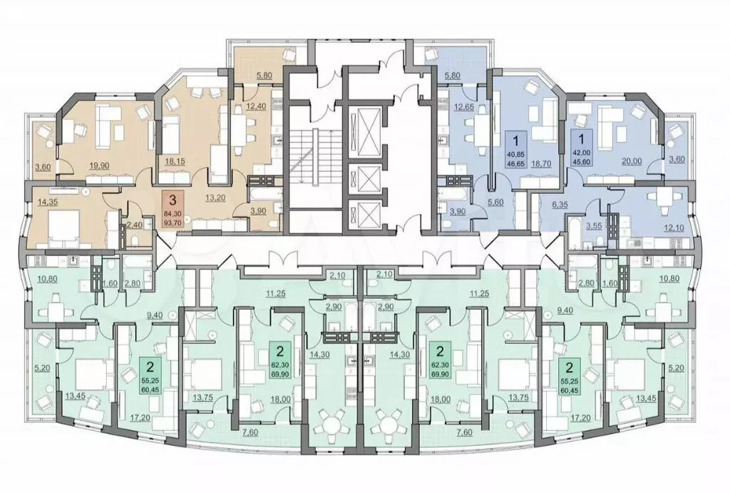 3-комнатная квартира: Балаково, Комсомольская улица, 65 (84.3 м) - Фото 1