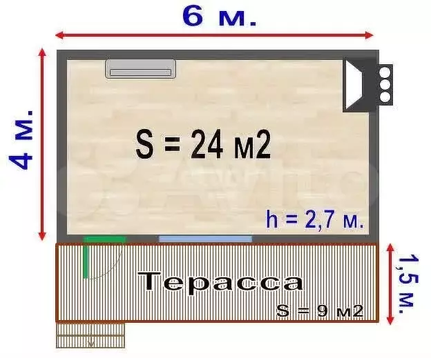 Продам торговое помещение, 33 м - Фото 0
