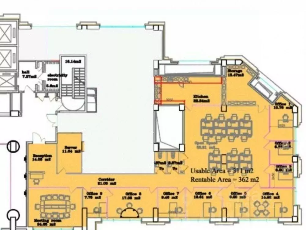 Офис в Москва Павелецкая пл., 2С3 (362 м) - Фото 2