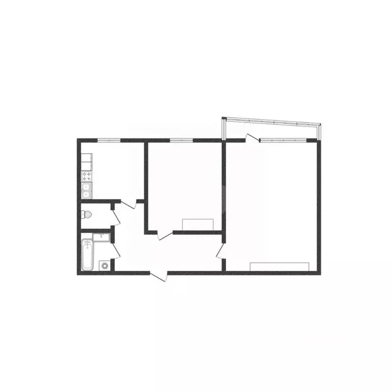 2-к кв. Смоленская область, Смоленск Автозаводская ул., 29А (53.3 м) - Фото 2