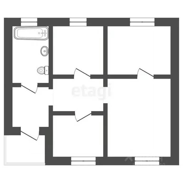 Дом в Тюменская область, Тюмень Усадебная ул. (90 м) - Фото 1