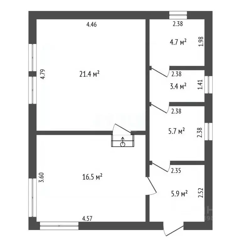 Дом в Камчатский край, Елизовский муниципальный округ, Рябинушка ... - Фото 1