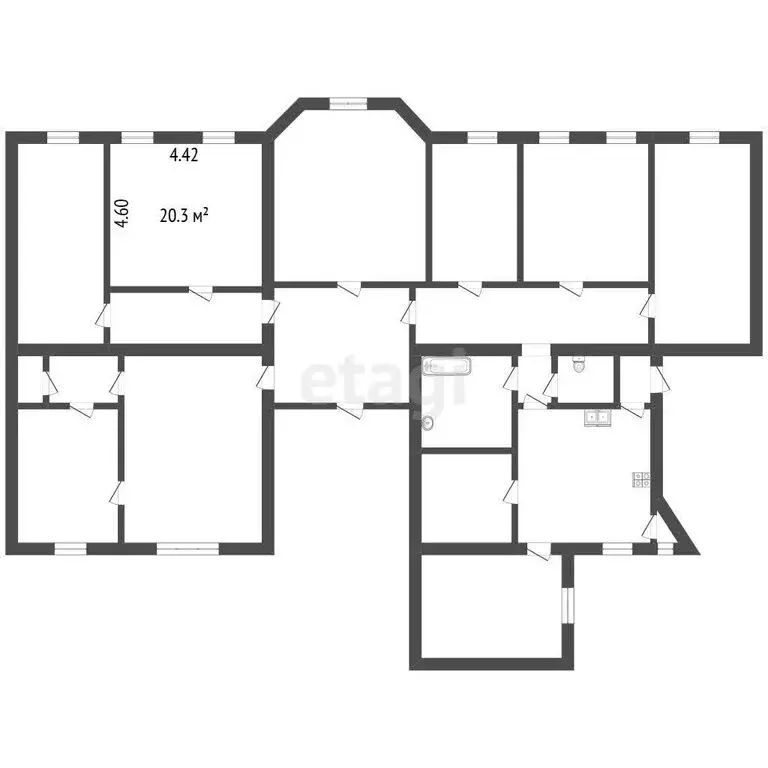 Квартира-студия: Санкт-Петербург, 14-я линия Васильевского острова, ... - Фото 1