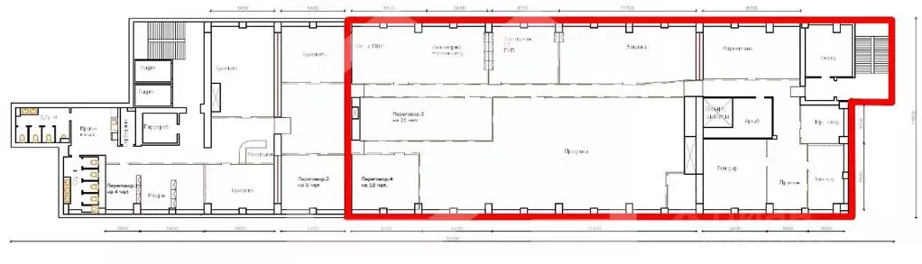 Помещение свободного назначения в Москва ул. Ибрагимова, 31к47 (983 м) - Фото 2