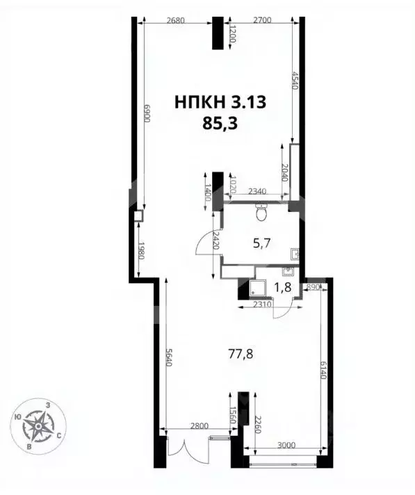 Торговая площадь в Московская область, Ленинский городской округ, д. ... - Фото 2