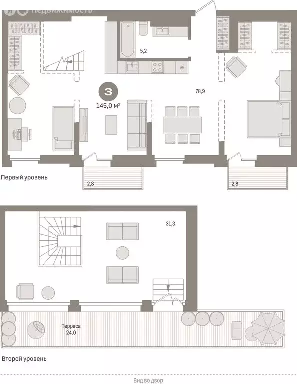 3-комнатная квартира: Екатеринбург, улица Шаумяна, 28 (145 м) - Фото 0