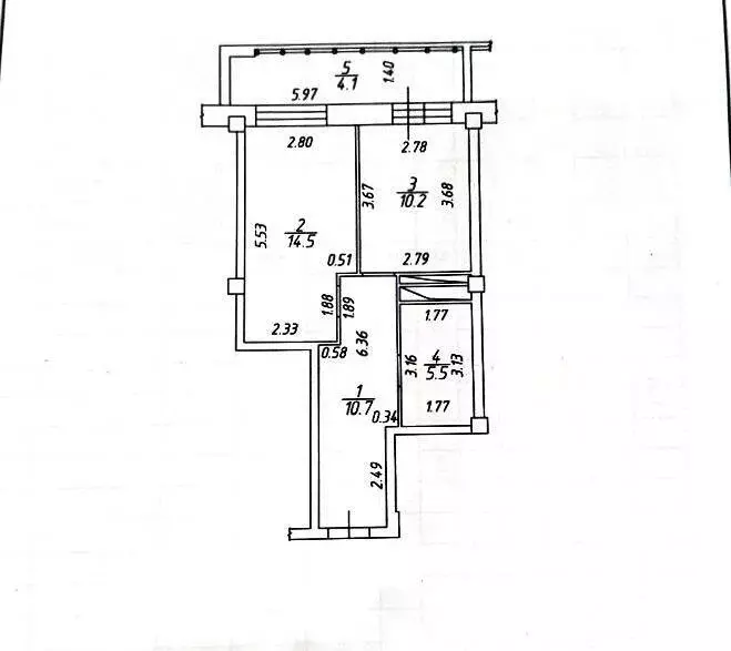 1-комнатная квартира: Набережные Челны, проспект Фоменко, 82 (40.9 м) - Фото 1