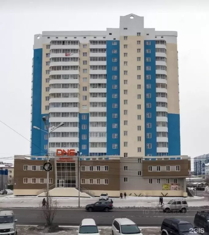 1-к кв. Саха (Якутия), Якутск ул. Федора Попова, 23 (39.0 м) - Фото 1