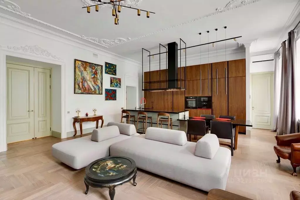 5-к кв. Москва ул. Остоженка, 7С1 (170.0 м) - Фото 2