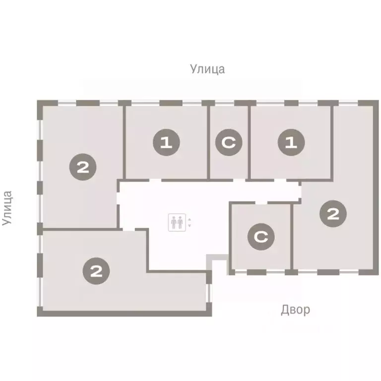 2-к кв. Омская область, Омск  (71.77 м) - Фото 2