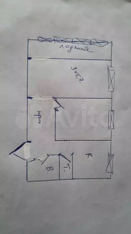 2-к. квартира, 52 м, 3/5 эт. - Фото 0