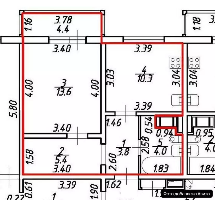 1-к кв. Санкт-Петербург ул. Архивная, 7 (39.0 м) - Фото 1