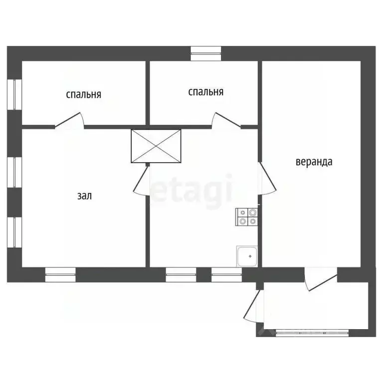 Дом в Челябинская область, Пласт Сибирский пер., 1 (39 м) - Фото 2