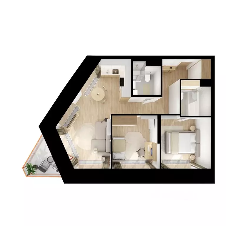 2-к кв. Москва Котляковская ул., 9 (58.6 м) - Фото 2