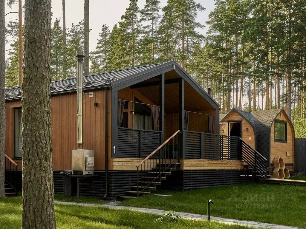 Дом в Ленинградская область, Выборгский район, Полянское с/пос, пос. ... - Фото 0