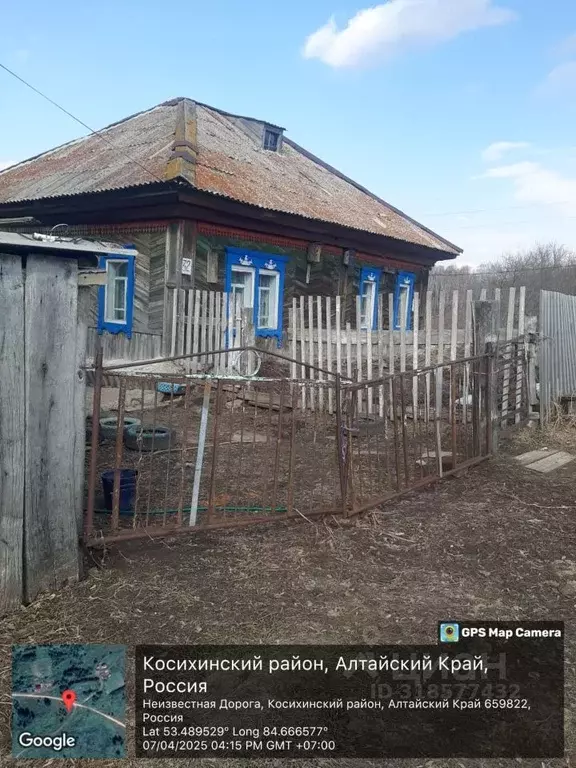 Дом в Алтайский край, Косихинский район, с. Верх-Жилино ул. Титова (53 ... - Фото 1