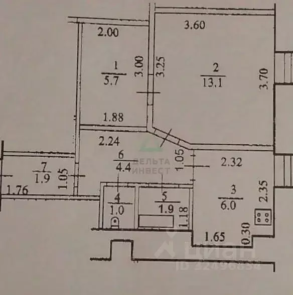 1-к кв. Башкортостан, Уфа Коммунистическая ул., 51 (34.0 м) - Фото 1