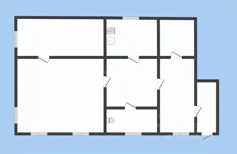 2-к кв. Костромская область, Нерехта пер. Урицкого, 12 (56.0 м) - Фото 2