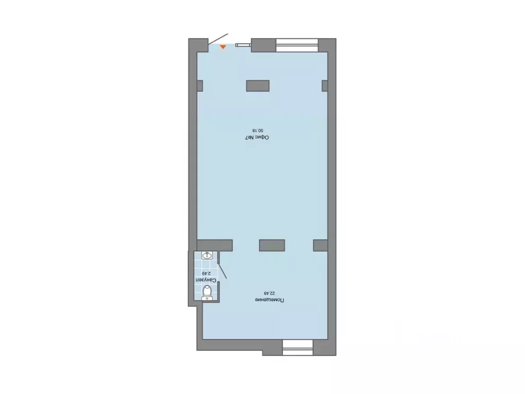 Помещение свободного назначения в Ульяновская область, Ульяновск ул. ... - Фото 1