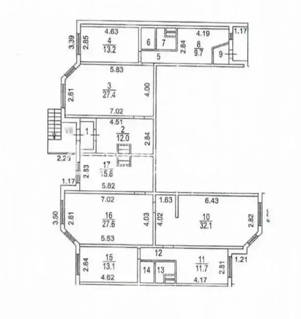 Помещение свободного назначения в Москва ул. Брусилова, 33к1 (180 м) - Фото 2