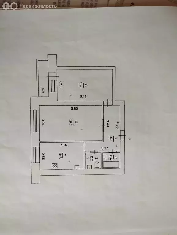 2-комнатная квартира: Киров, улица Сурикова, 12 (60 м) - Фото 1