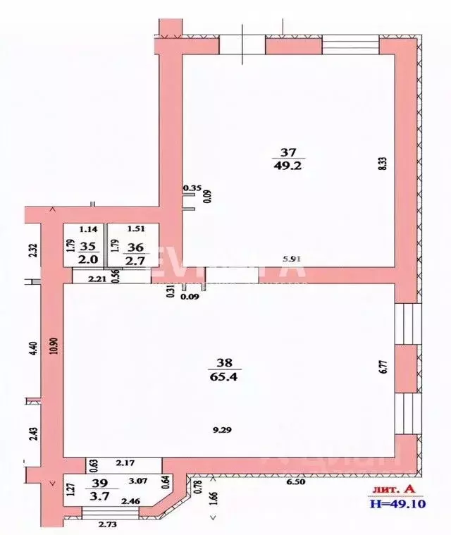 Офис в Ульяновская область, Ульяновск просп. Гая, 35к2 (123 м) - Фото 1