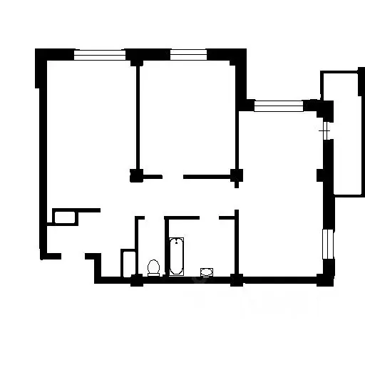 1-к кв. Новосибирская область, Новосибирск ул. Николая Островского, 60 ... - Фото 2