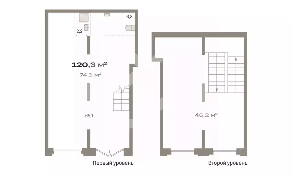 Торговая площадь в Москва Тагильская ул., 6/1 (120 м) - Фото 2
