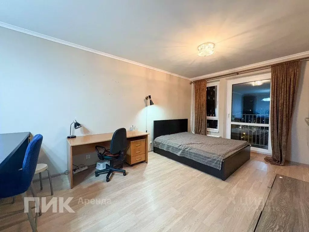 Студия Москва Боровское ш., 2Ак2 (33.5 м) - Фото 1