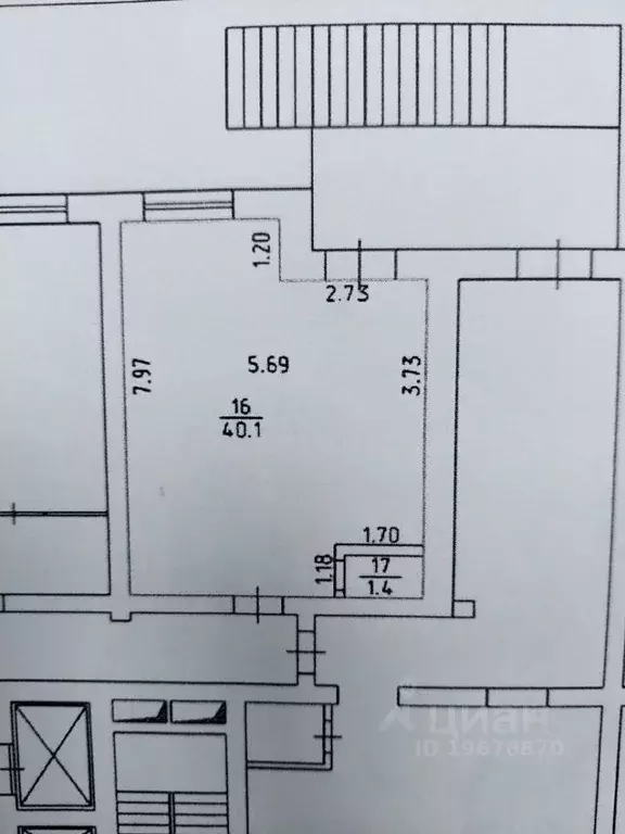 Помещение свободного назначения в Удмуртия, Ижевск Школьная ул., 8 (42 ... - Фото 2