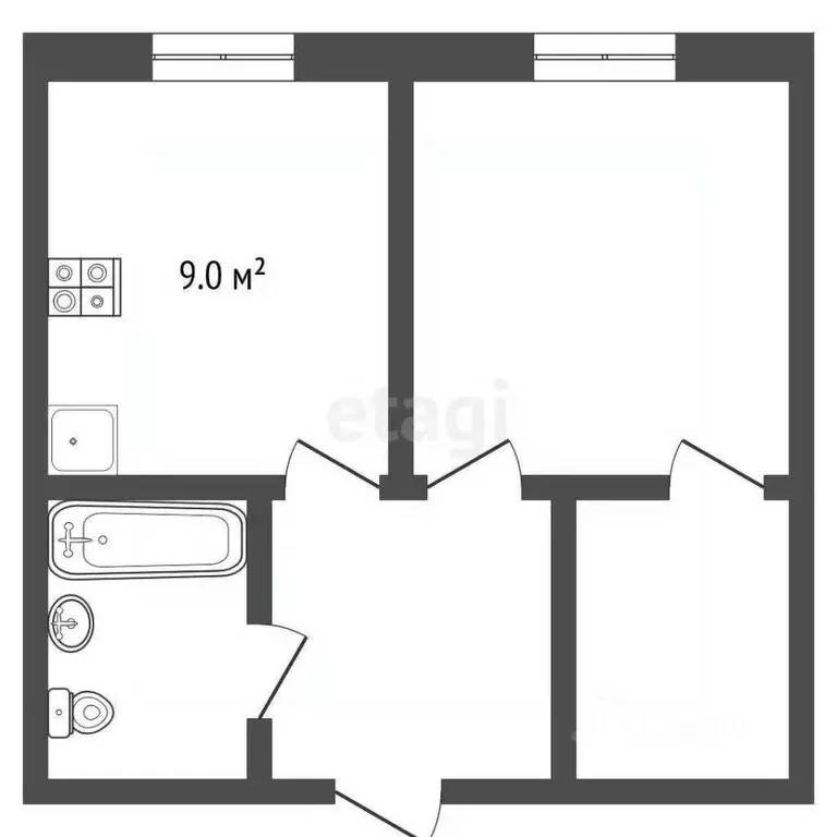 1-к кв. Тамбовская область, Тамбов Советская ул., 22 (38.8 м) - Фото 1