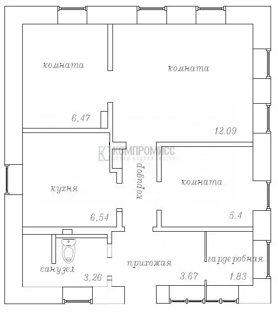 Дом в Краснодарский край, Северский район, Черноморское городское ... - Фото 2