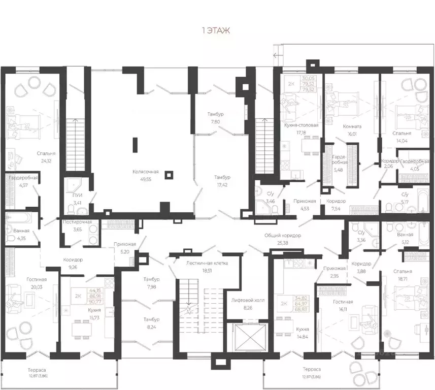 2-к кв. Алтай, Майминский район, с. Майма ул. Энергетиков (79.52 м) - Фото 2