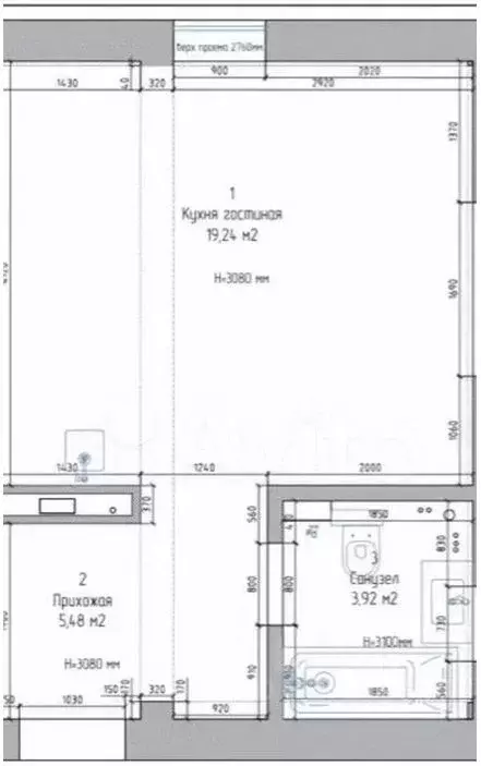 1-к кв. Иркутская область, Иркутский муниципальный округ, с. ... - Фото 1