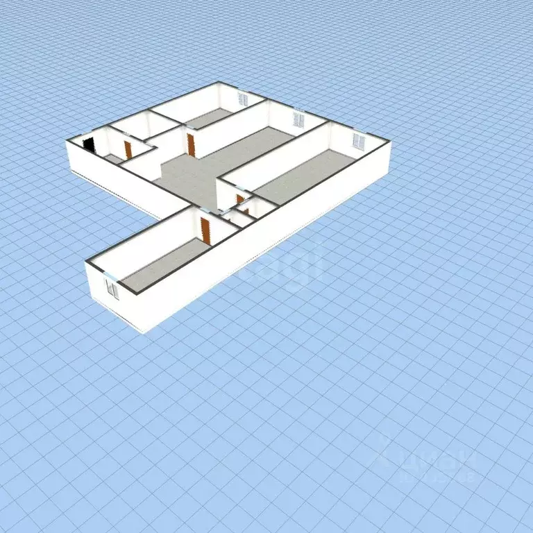 3-к кв. Белгородская область, Губкин ул. Кирова, 32 (54.2 м) - Фото 2