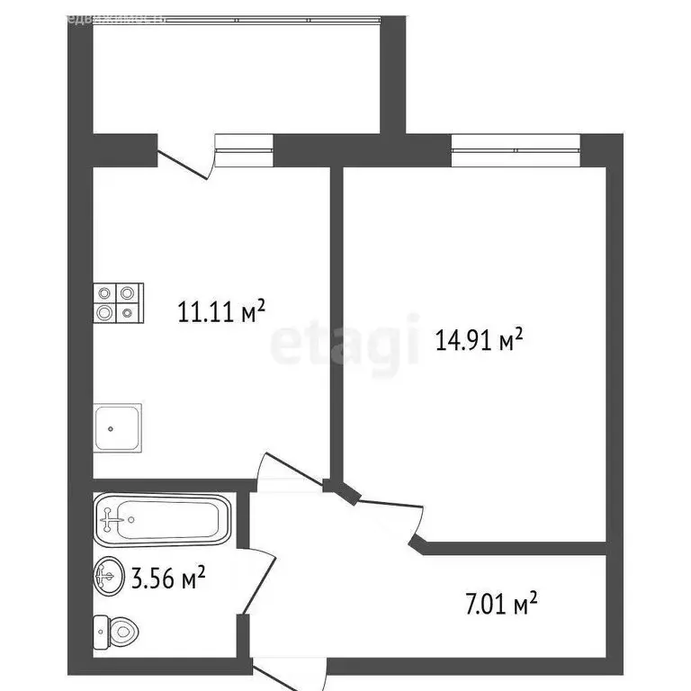 1-комнатная квартира: Йошкар-Ола, ЖК Соловьи (38.7 м) - Фото 0