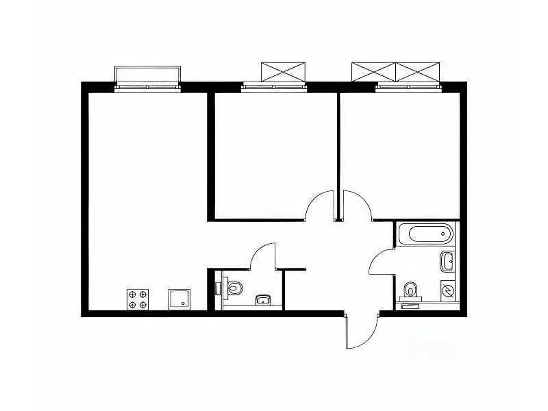 2-к кв. Москва Большая Филевская ул., 3к2 (62.0 м) - Фото 1