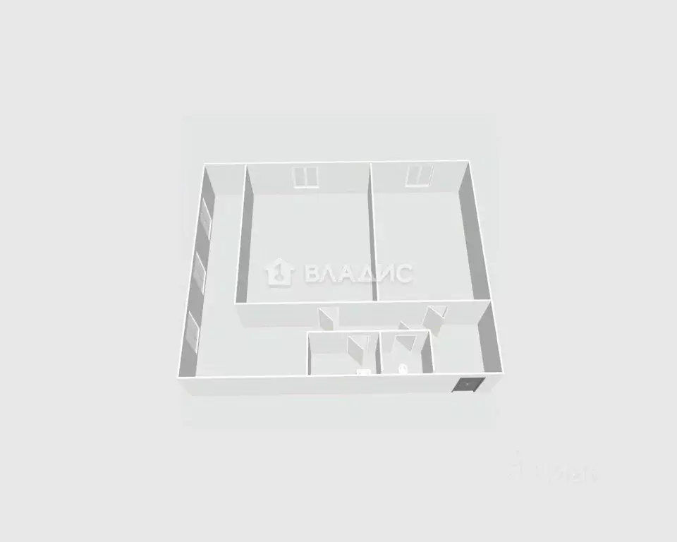 2-к кв. Пензенская область, с. Бессоновка ул. Нагорная, 6А (41.2 м) - Фото 2