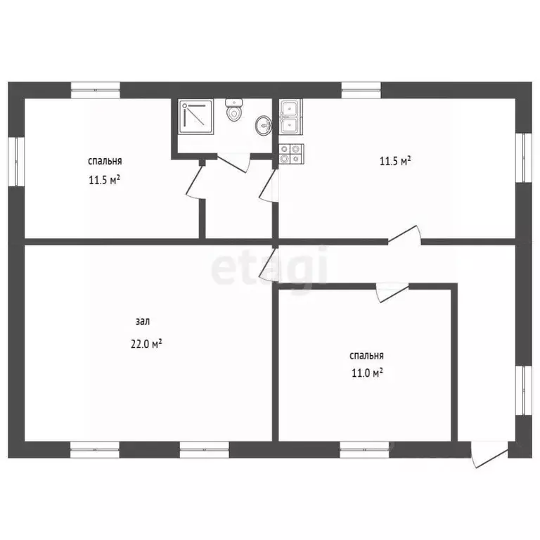 Дом в Нижегородская область, Выкса городской округ, с. Туртапка ул. ... - Фото 2