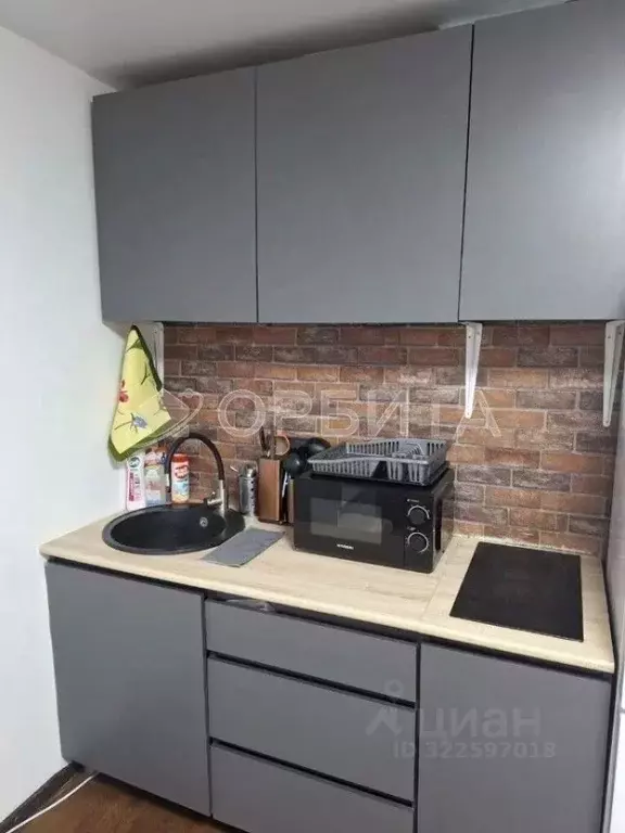 Студия Тюменская область, Тюмень ул. Бабарынка, 16а (16.7 м) - Фото 1