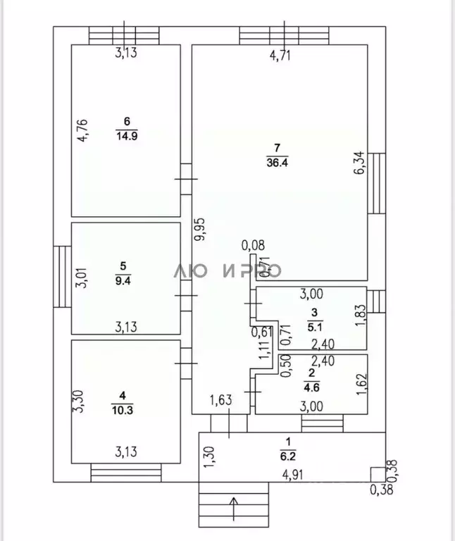 Дом в Башкортостан, Уфимский район, Русско-Юрмашский сельсовет, с. ... - Фото 2