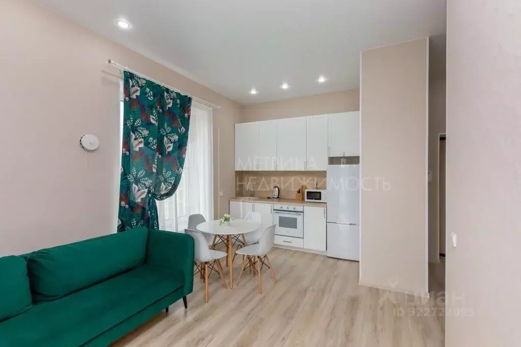 1-к кв. Тюменская область, Тюмень ул. Николая Ростовцева, 26 (43.0 м) - Фото 1