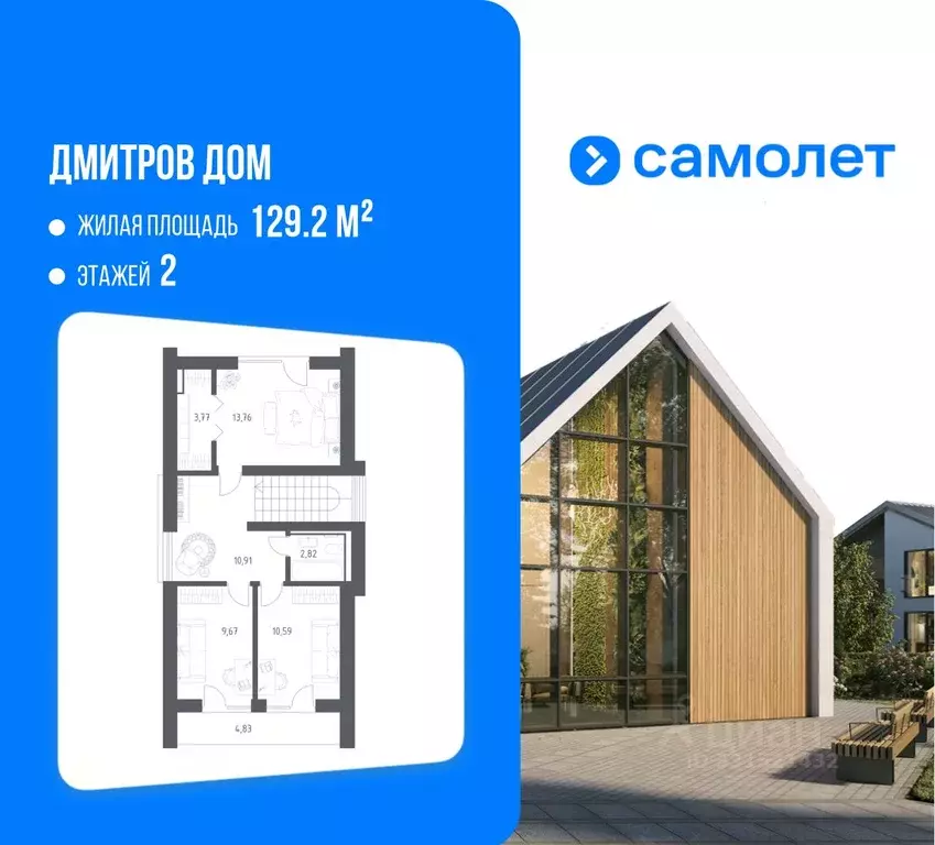 Дом в Московская область, Дмитровский муниципальный округ, Дмитров Дом ... - Фото 2