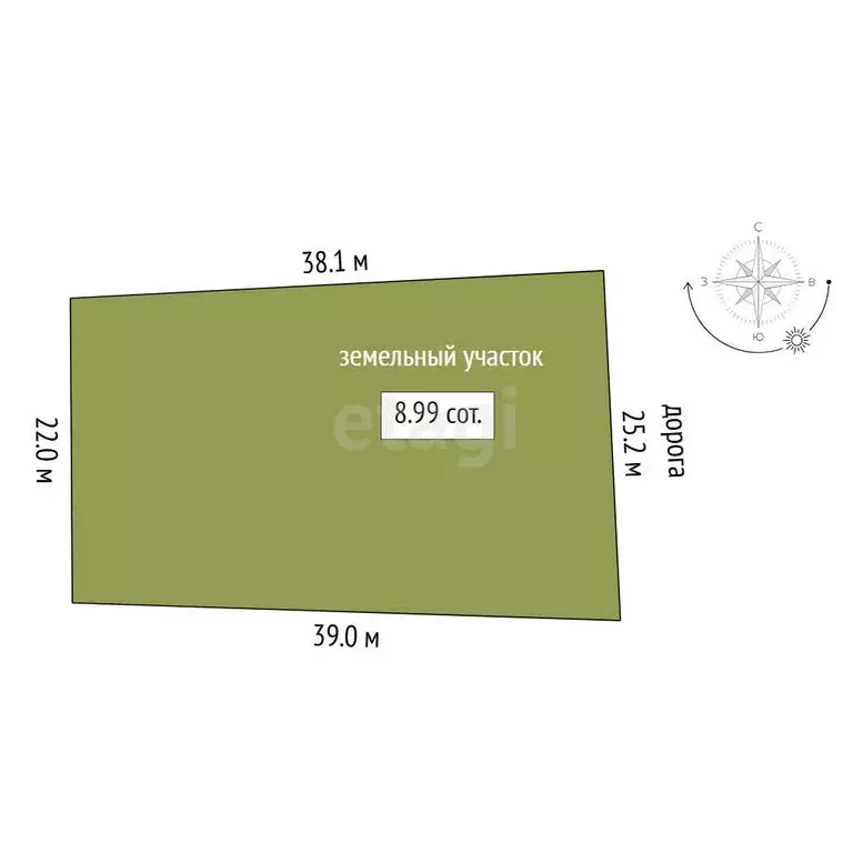 Участок в Тюменская область, Нижнетавдинский муниципальный округ, ... - Фото 1