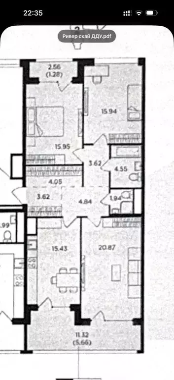 3-к кв. Москва ул. Виктора Маслова, 2 (99.0 м) - Фото 2